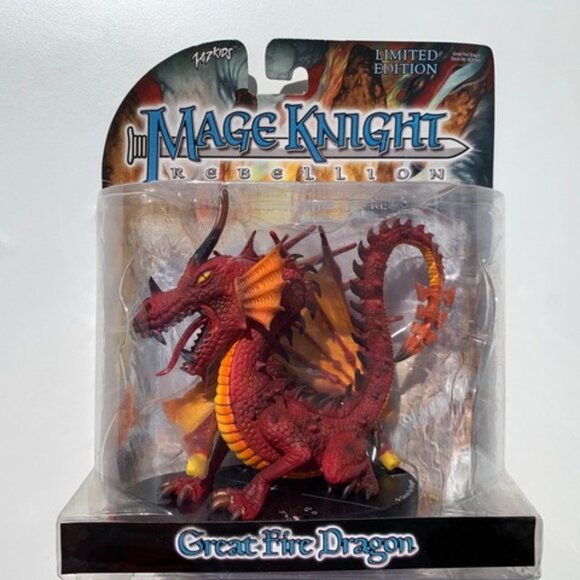 Mage Knight Great Fire Dragon Limited Edition. NIB - Picture 1 of 2